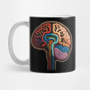 Brainatomy Embroidered Patch Mug